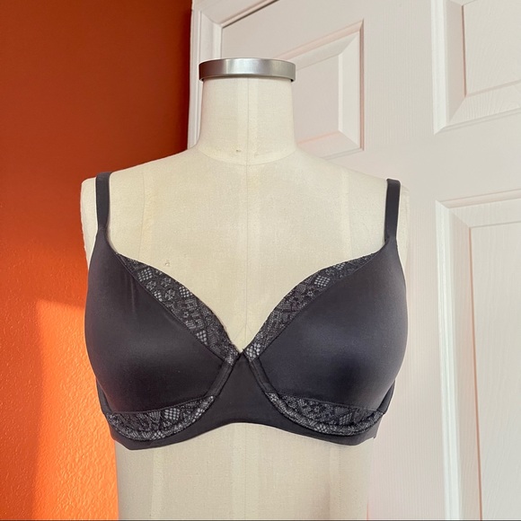 Victoria’s Secret dark gray body by Victoria 3-ways lined demi bra - Picture 3 of 14